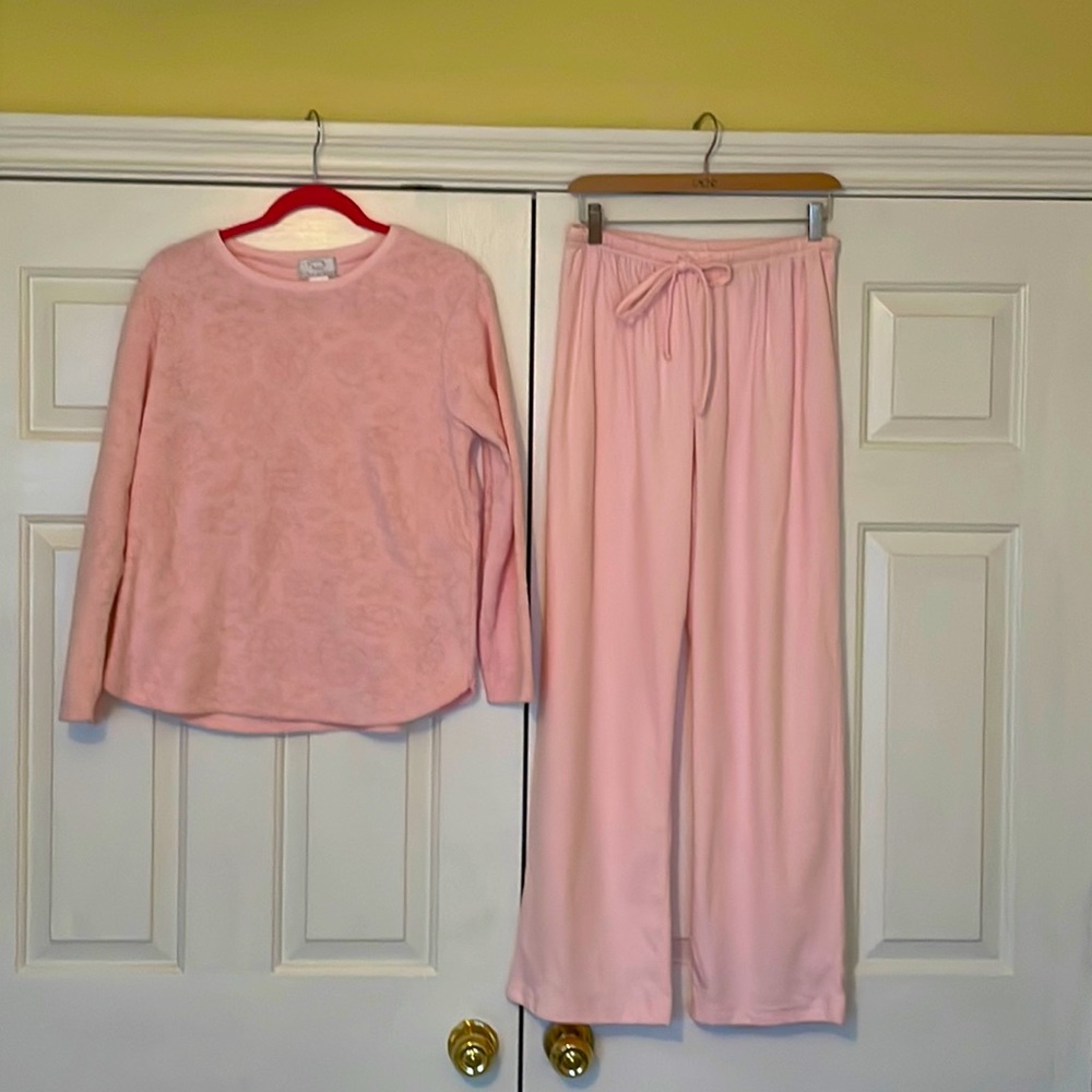 Oscar de la Renta Baby Pink Pajamas